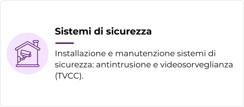 impianti tecnologici - Sistemi di sicurezza