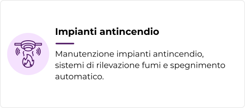 impianti tecnologici - Impianti antincendio