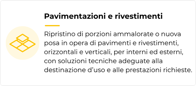 restyling di immobili - Pavimentazioni e rivestimenti