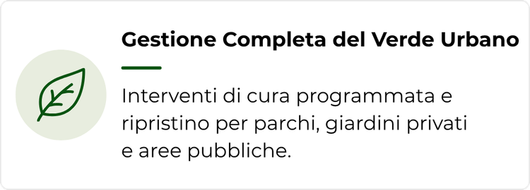 gestione e cura del verde - Gestione Completa del Verde Urbano