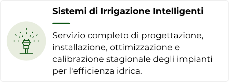 gestione e cura del verde - Sistemi di Irrigazione Intelligenti